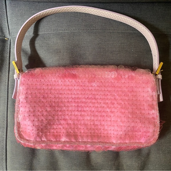 Fendi 1997 Baguette Pink Sequin Rare 2021 - Picture 2 of 16